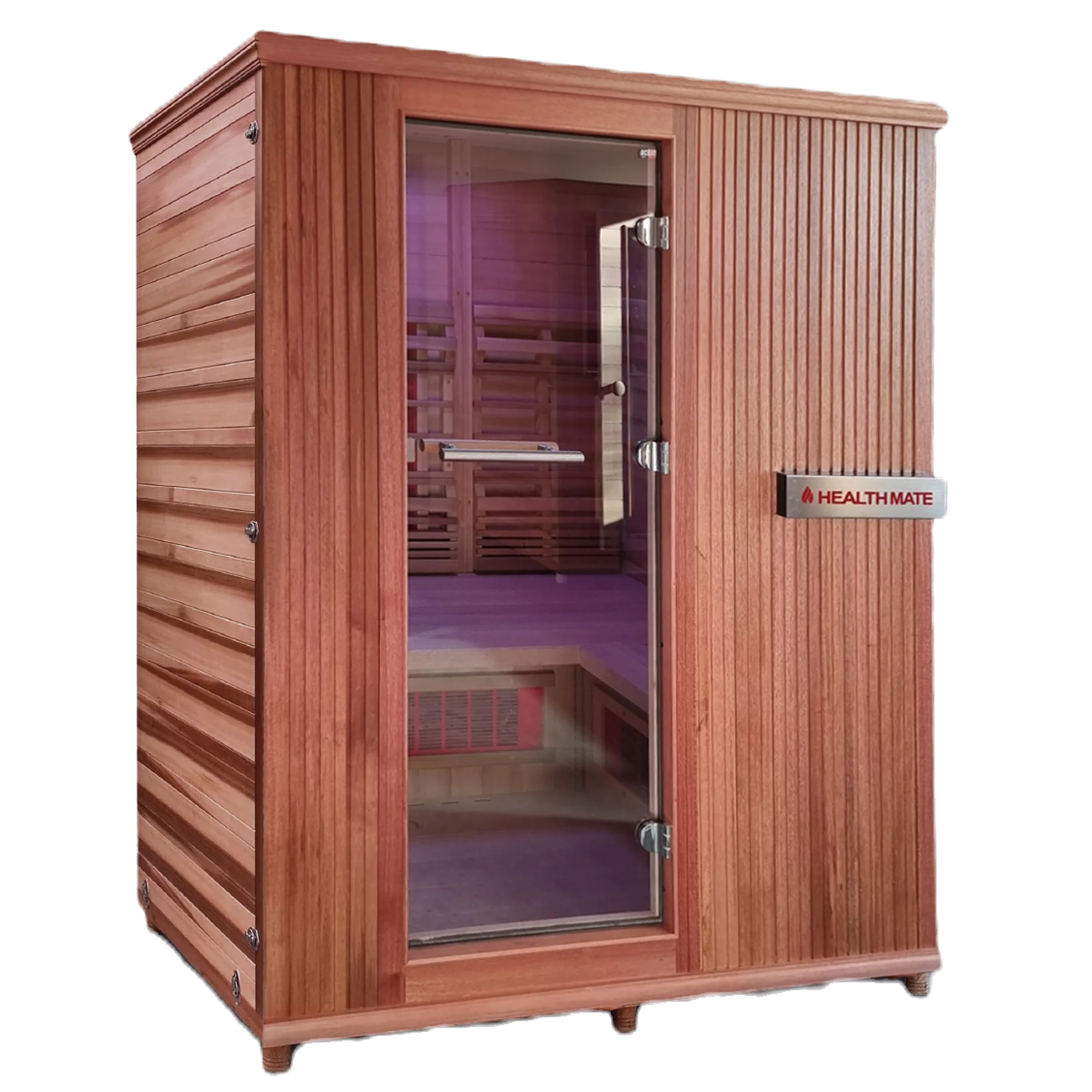 Deze 3-persoons infraroodsauna’s van Health Mate is ons populairste model